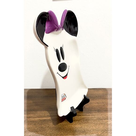 NWT: Disney - Minnie Mouse Ghost Halloween Figural Plate / Tray - Picture 2 of 4